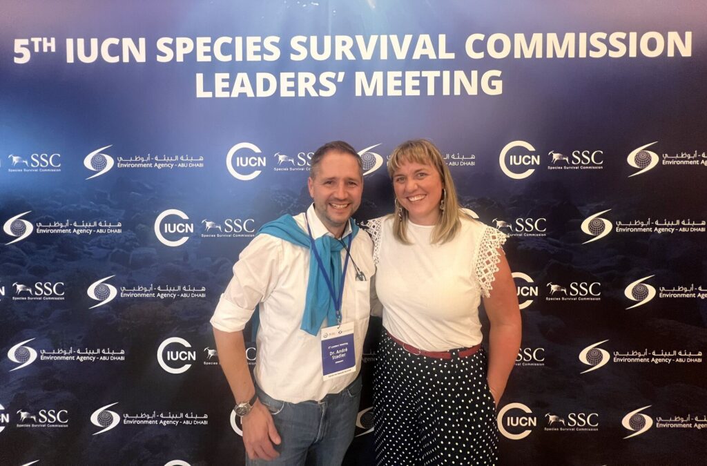 Dr André Stadler and Dr Kira Mileham at the SSC Leaders' Meeting